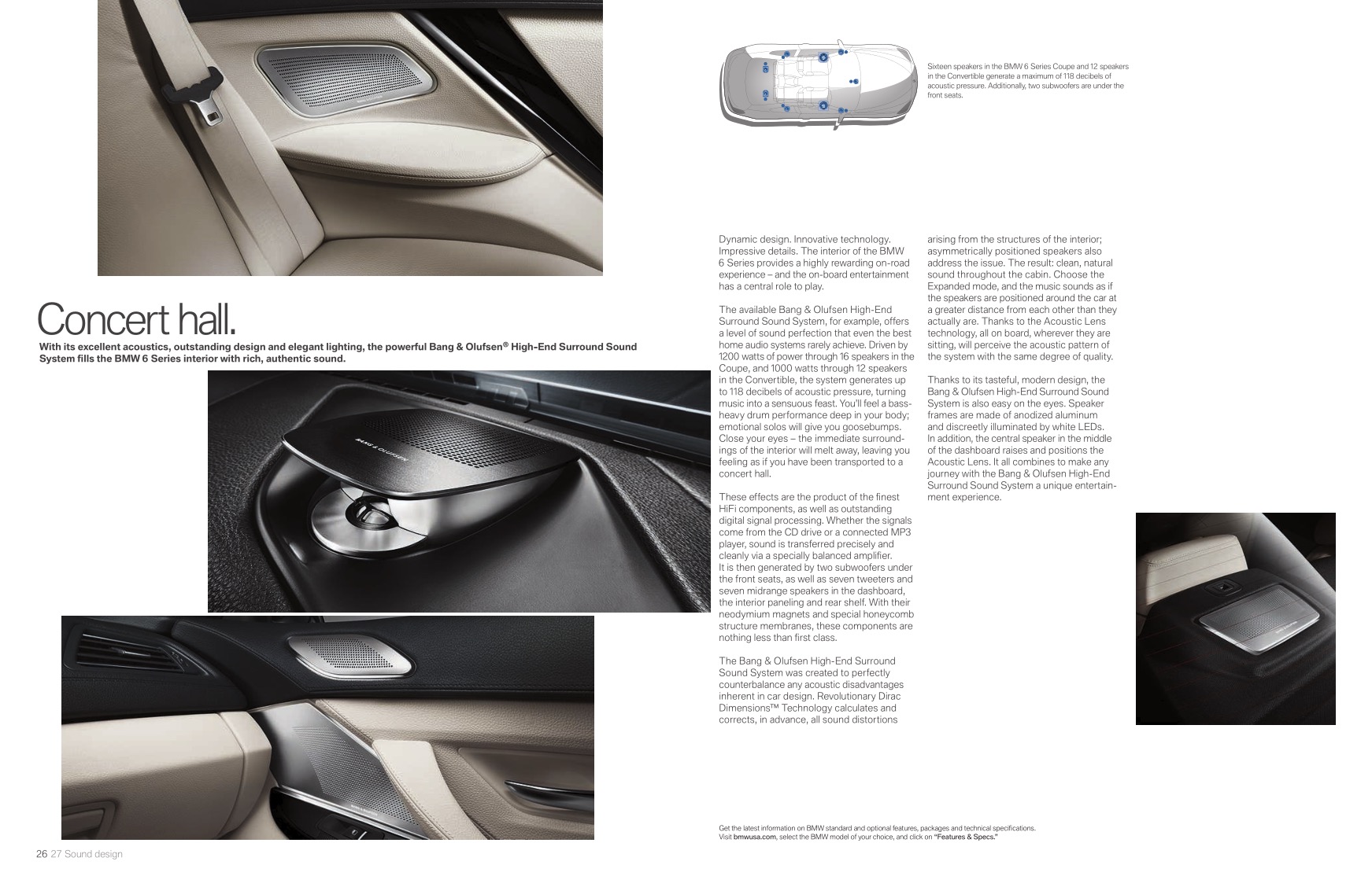 2013 BMW 6-Series Brochure Page 34